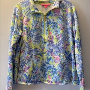 Lilly Pulitzer Floral Zip-Up